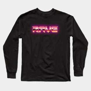 Rave retro style Long Sleeve T-Shirt